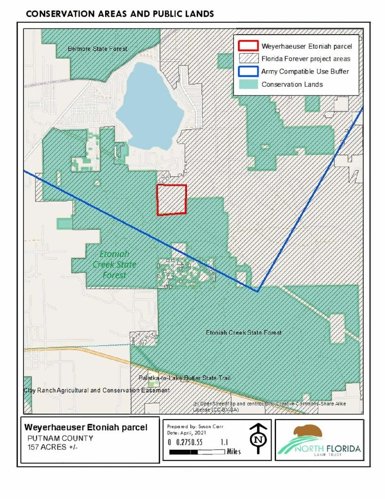 North Florida Land Trust has acquired a parcel of land for conservation