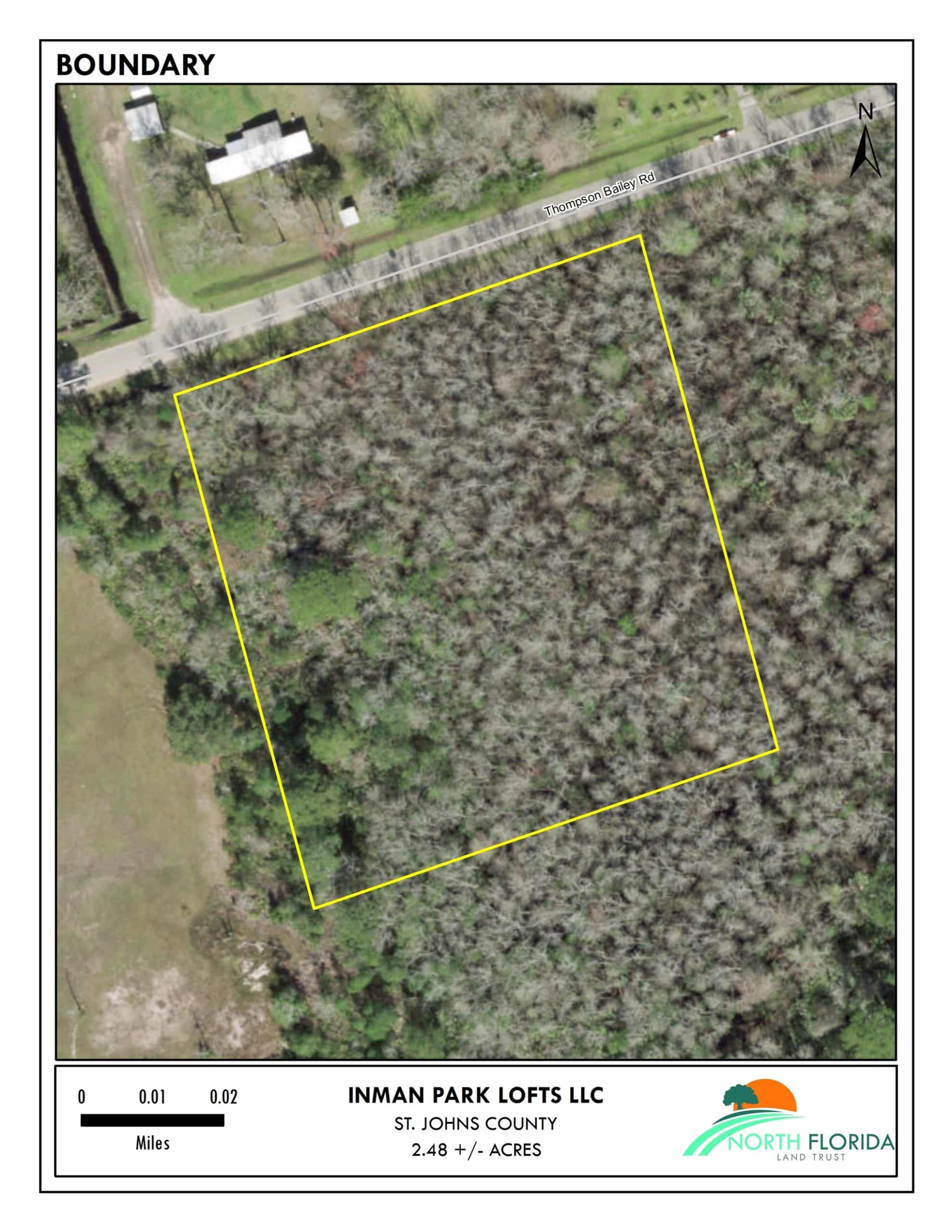 North Florida Land Trust has received a donation of 2.48acres of land
