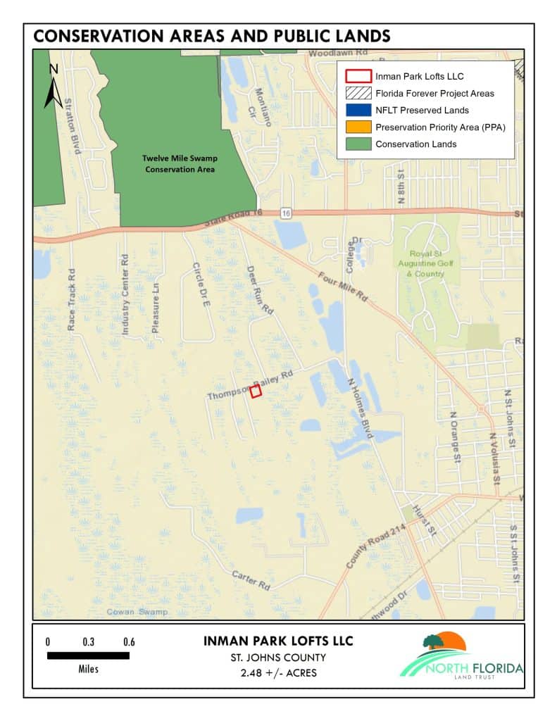North Florida Land Trust has received a donation of 2.48-acres of land ...